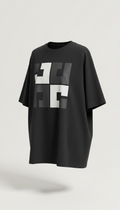 Oversized Cotton Tee Bold Quote