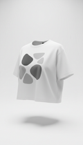 Crop Tee Minimal Illustration